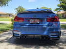 German Car Accessories 2014-2021 BMW M3/M4 V1 Style Carbon Fiber Diffuser F80/F82/F83