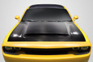 Carbon Creations 2008-2023 Dodge Challenger Demon Look Hood - 1 Piece - 115689