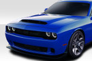 Duraflex 2008-2023 Dodge Challenger Demon Look Hood - 1 Piece - 115688