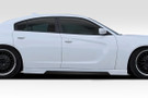 Duraflex 2011-2023 Dodge Charger Circuit Side Skirts Rocker Panels - 2 Piece - 107655