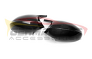 German Car Accessories 2005-2008 BMW 3-Series M-Style Carbon Fiber Mirror Caps E90/E91/E92/E93 Pre LCI