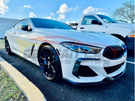 German Car Accessories 2019+ BMW 8-Series Carbon Fiber Upper Front Bumper Splitters G14/G15/G16