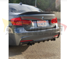 German Car Accessories 2012-2018 BMW 3-Series Performance Style Carbon Fiber Diffuser F30/F31
