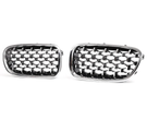 German Car Accessories 2010-2016 BMW 5-Series Diamond Kidney Grilles F10/F11