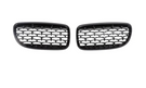 German Car Accessories 2009-2013 BMW 3-Series Diamond Kidney Grilles E90/E91/E92/E93 LCI