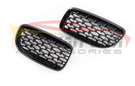 German Car Accessories 2009-2013 BMW 3-Series Diamond Kidney Grilles E90/E91/E92/E93 LCI