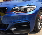 German Car Accessories 2014-2020 BMW 2-Series Carbon Fiber M Performance Front Splitters F22/F23