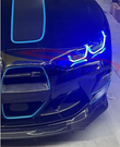 German Car Accessories 2021-2024 BMW M3/M4/4-Series Headlight RGB DRL Modules G80/G82/G83/G22/G23/G26