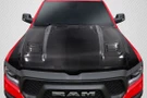 Carbon Creations 2019-2025 Dodge Ram Rebel Look Hood - 1 Piece - 115480