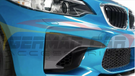 German Car Accessories 2016-2018 BMW M2 Carbon Fiber Upper Bumper Splitters F87