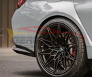 German Car Accessories 2021+ BMW M3/M4 Carbon Fiber OEM Style Rear Bumper Splitters G80/G82/G83