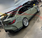 German Car Accessories 2021+ BMW M3/M4 Carbon Fiber OEM Style Rear Bumper Splitters G80/G82/G83