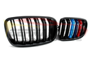 German Car Accessories 2008-2014 BMW X5/X6/X5M/X6M Dual Slat Kidney Grilles E70/E71