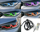 German Car Accessories 2017-2023 BMW M5/5-Series Headlights RGB DRL Modules F90/G30