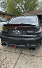 German Car Accessories 2019-2022 BMW 3-Series KB Style 3 Piece Carbon Fiber Rear Diffuser with LED Brake Light G20 320i 330i M340i