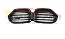 German Car Accessories 2024+ BMW X6 Horizontal X6M Style Kidney Grilles G06 LCI