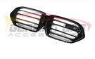 German Car Accessories 2024+ BMW X6 Horizontal X6M Style Kidney Grilles G06 LCI