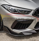 German Car Accessories 2019+ BMW M8 Carbon Fiber Upper Front Bumper Splitters F91/F92/F93