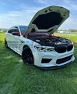 German Car Accessories 2018-2020 BMW M5 Carbon Fiber MT Style 4 Piece Front Lip F90