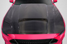 Carbon Creations 2018-2023 Ford Mustang CVX Hood - 1 Piece - 115010