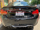 German Car Accessories 2016-2021 BMW M2 M Performance Style Carbon Fiber Diffuser F87