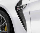German Car Accessories 2019+ BMW M8 Carbon Fiber Side Vent Trim F91/F92/F93