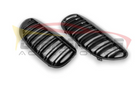 German Car Accessories 2005-2010 BMW 6-Series/M6 Dual Slat Kidney Grilles E63/E64