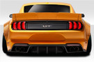 Duraflex 2015-2023 Ford Mustang Coupe Grid Rear Wing Spoiler - 3 Piece - 112568