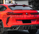 German Car Accessories 2019+ BMW X6/X6M Carbon Fiber S Style Roof Spoiler G06/F96