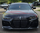 German Car Accessories 2021+ BMW 4-Series Carbon Fiber FD Style 3 Piece Front Lip