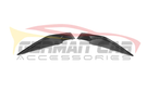 German Car Accessories 2021+ BMW M3/M4 Carbon Fiber OEM Style Front Bumper Splitters G80/G82/G83