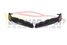 German Car Accessories 2021+ BMW M3/M4 Carbon Fiber OEM Style Front Bumper Splitters G80/G82/G83