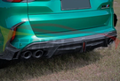 German Car Accessories 2024+ BMW X5M Carbon Fiber Rear Bumper Canards F95 LCI