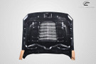 Carbon Creations 2018-2023 Ford Mustang GT500 V2 Hood - 1 Piece - 115202