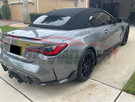 German Car Accessories 2021+ BMW M3/M4 Carbon Fiber M Performance Style Diffuser Trim G80/G82/G83