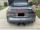 German Car Accessories 2021+ BMW M3/M4 Carbon Fiber M Performance Style Diffuser Trim G80/G82/G83