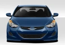 Duraflex 2011-2013 Hyundai Elantra Racer Front Lip Under Spoiler Air Dam - 1 Piece - 109336