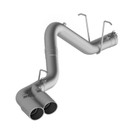 MBRP 11-15 Chevy/GMC 2500/3500 4in Filter Back Dual Outlet Single Side Alum Exhaust System mbrpS6033AL