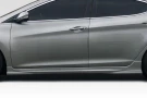 Duraflex 2011-2013 Hyundai Elantra Elaver Side Skirts - 2 Piece - 118459