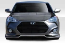 Duraflex 2012-2017 Hyundai Veloster Turbo N Design Front Lip Spoiler - 1 Piece - 112787