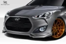 Duraflex 2012-2017 Hyundai Veloster Turbo N Design Front Lip Spoiler - 1 Piece - 112787