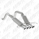 MBRP 14-19 Chevy Corvette V8 6.2L 3in T304 Dual Axle Back w/ 4in Quad Dual Wall Tips mbrpS7030304