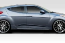 Duraflex 2012-2017 Hyundai Veloster N Design Side Skirts - 112788