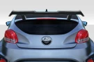 Duraflex 2012-2017 Hyundai Veloster Nobo Rear Wing Spoiler - 3 Piece ( non turbo ) - 116458