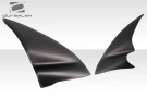 Duraflex 2012-2017 Hyundai Veloster Turbo Minda Rear Hatch Louvers - 2 Piece - 118525