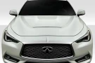 Duraflex 2017-2022 Infiniti Q60 GTS Look Hood - 1 Piece - 116717