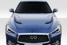 Duraflex 2017-2022 Infiniti Q60 TS1 Hood - 1 Piece - 116881