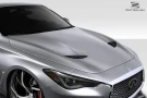 Duraflex 2017-2022 Infiniti Q60 TS1 Hood - 1 Piece - 116881