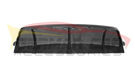 German Car Accessories 2019-2023 BMW X6 3 Piece Carbon Fiber Rear Diffuser with Splitters G06