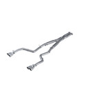 MBRP 15-16 Dodge Challenger RT 5.7L Aluminized Steel 3in Dual Rear Cat-back Quad Tips - Street mbrpS7115AL
